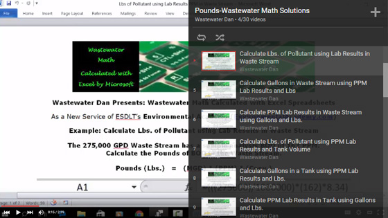 Pounds-Wastewater-Math-Solutions-Playlist